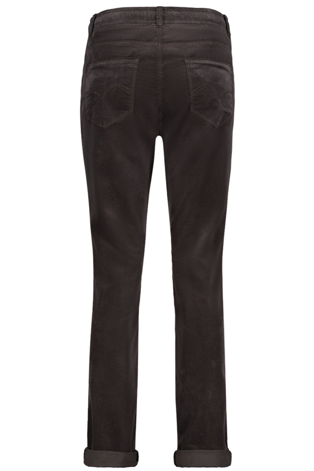 Red Button SRB4322 Tessy Velvet Trousers Deep Brown - Dotique