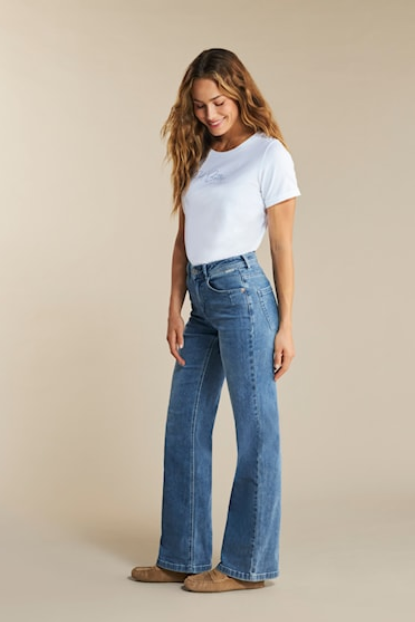 Red Button SRB4334A Colette 5pocket stone used denim jeans at Dotique