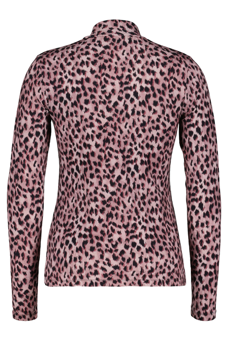 Red Button SRB4352 Rolinde Leopard Top Old Rose Pink - Dotique