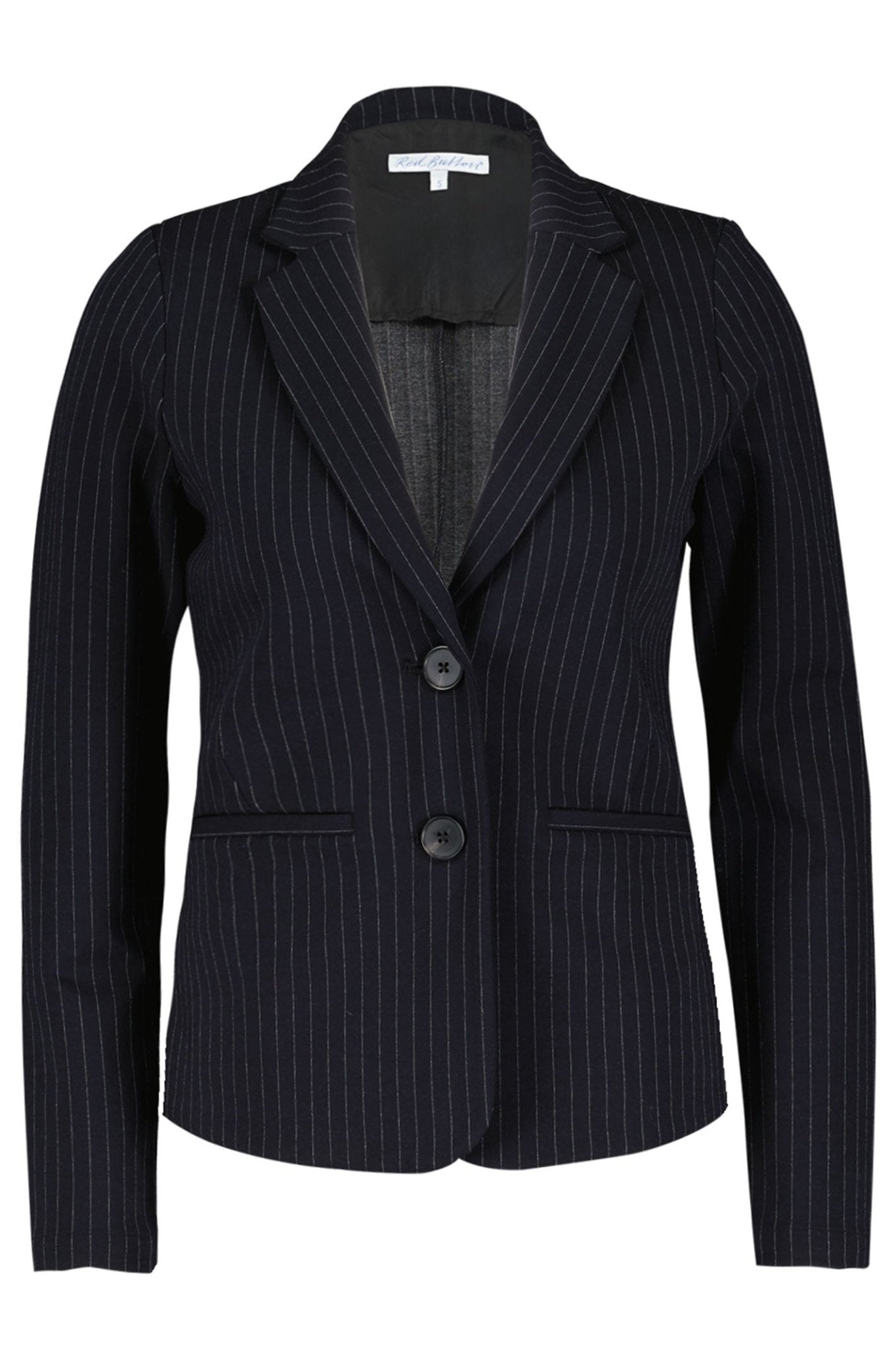 Red Button SRB4367 Blazer Babs Punta Pinstripe Black - Dotique - Red Button