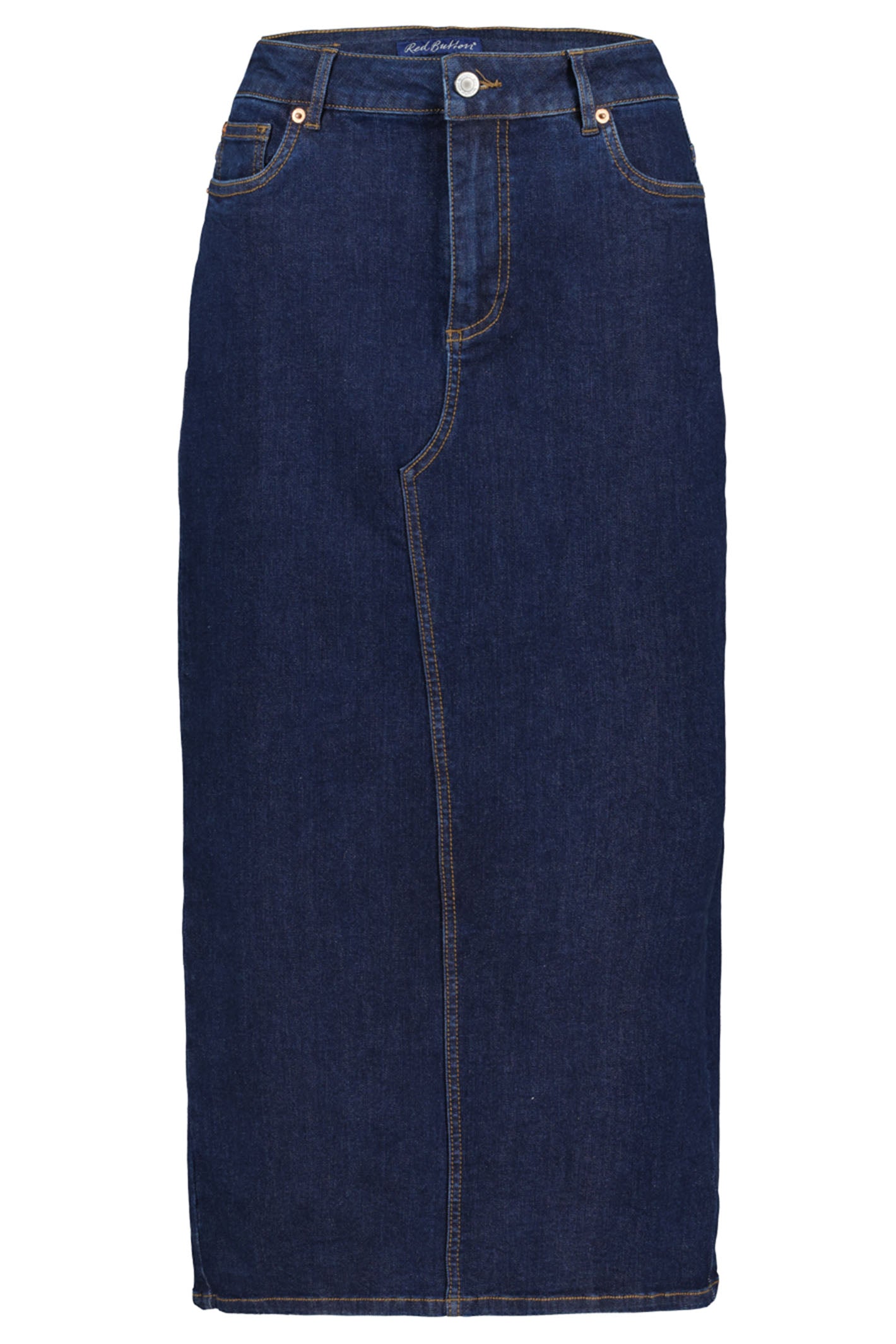 Dark denim pencil skirt uk best sale