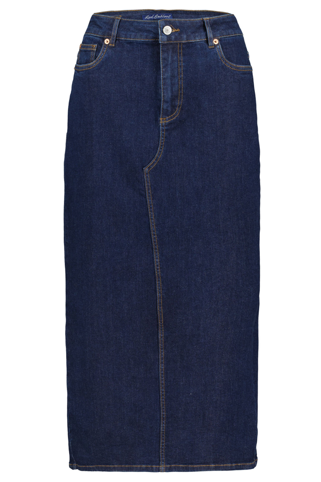 Red Button SRB4375 Sibelle Denim Skirt Dark Blue - Dotique