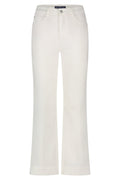 Red Button SRB4428A Conny 5 - pocket White Cropped 67cm Wide Jeans - Dotique - Red Button