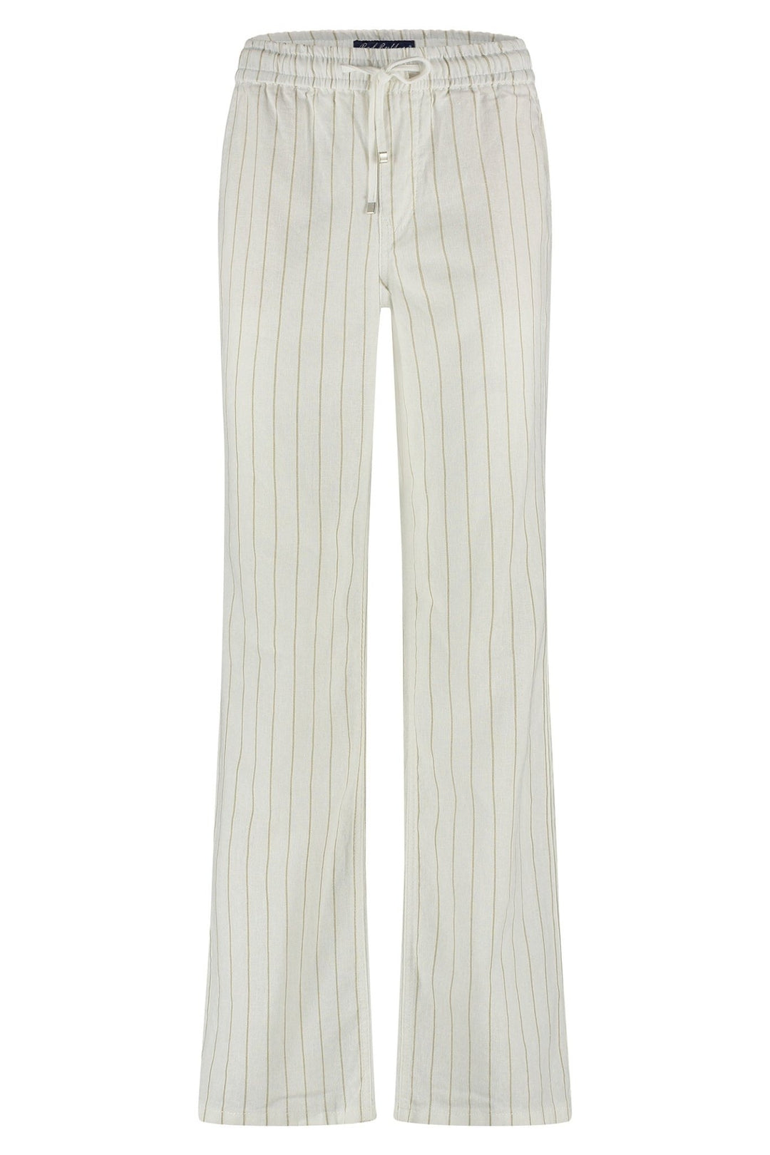 Red Button SRB4441A Colette Cotton Linen Stripe Trouser 79 cm Dark Sand - Dotique