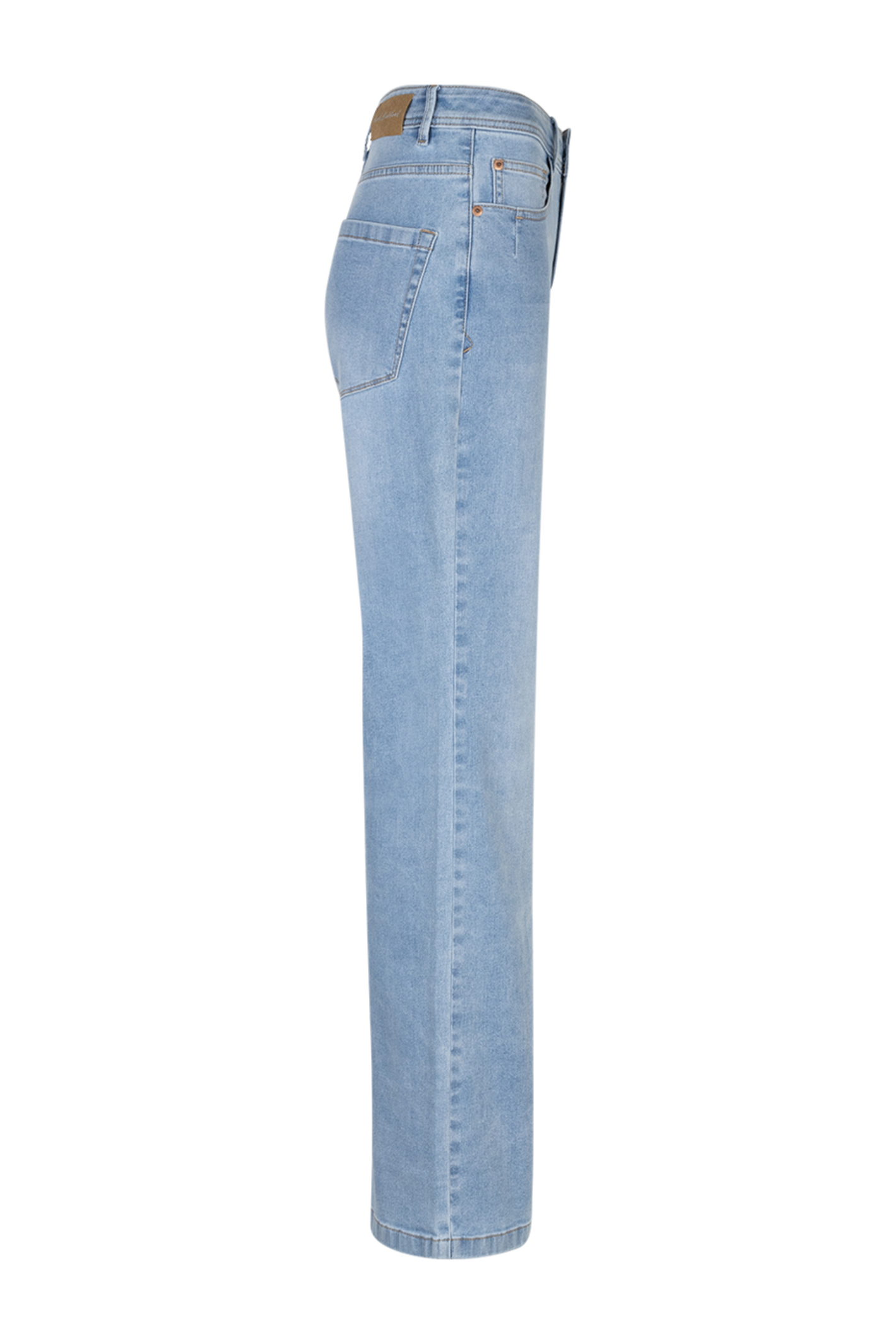 Red Button SRB4478 Colette 5 Pocket Bleach Jeans L31 by Red Button side view in light wash shop Red Button at Dotique