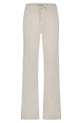 Red Button SRB4505A  Colette Cotton Linen Trousers 79cm - Pearl