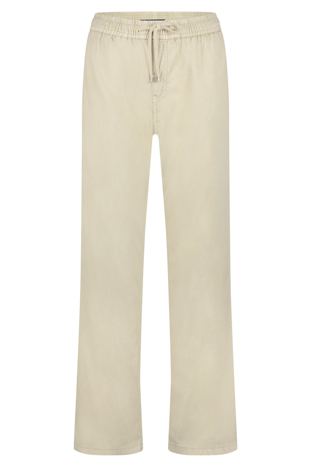 Red Button SRB4505A Colette Cotton Linen Trousers 79cm Pebble Beige - Dotique