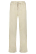 Red Button SRB4505A Colette Cotton Linen Trousers 79cm Pebble Beige - Dotique