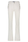 Red Button SRB4508 Bibette Button Bootcut Jeans Ecru White - Dotique