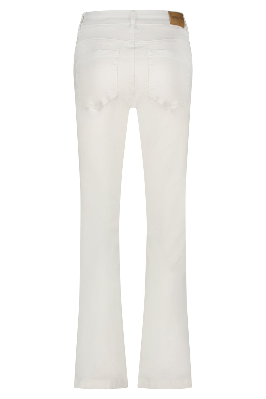 Red Button SRB4508 Bibette Button Bootcut Jeans Ecru White - Dotique