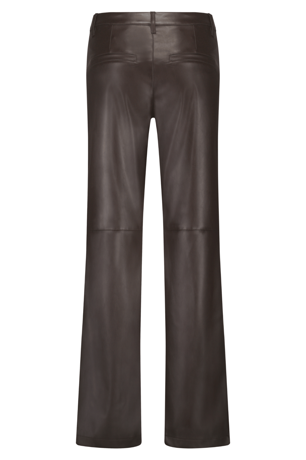 Red Button SRB4627A Colette Faux Leather Trousers (78cm) Brown - Dotique - Red Button