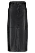 Red Button SRB4629 Aline Faux Leather Skirt Black - Dotique - Red Button