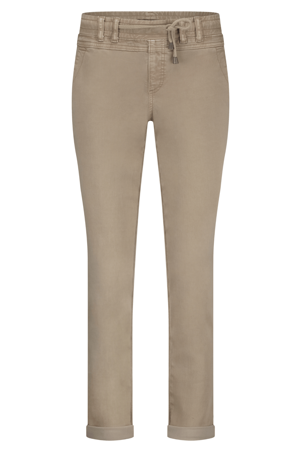 Red Button SRB4631 Tessy Slubtwill Trousers - Latte - Dotique - Red Button