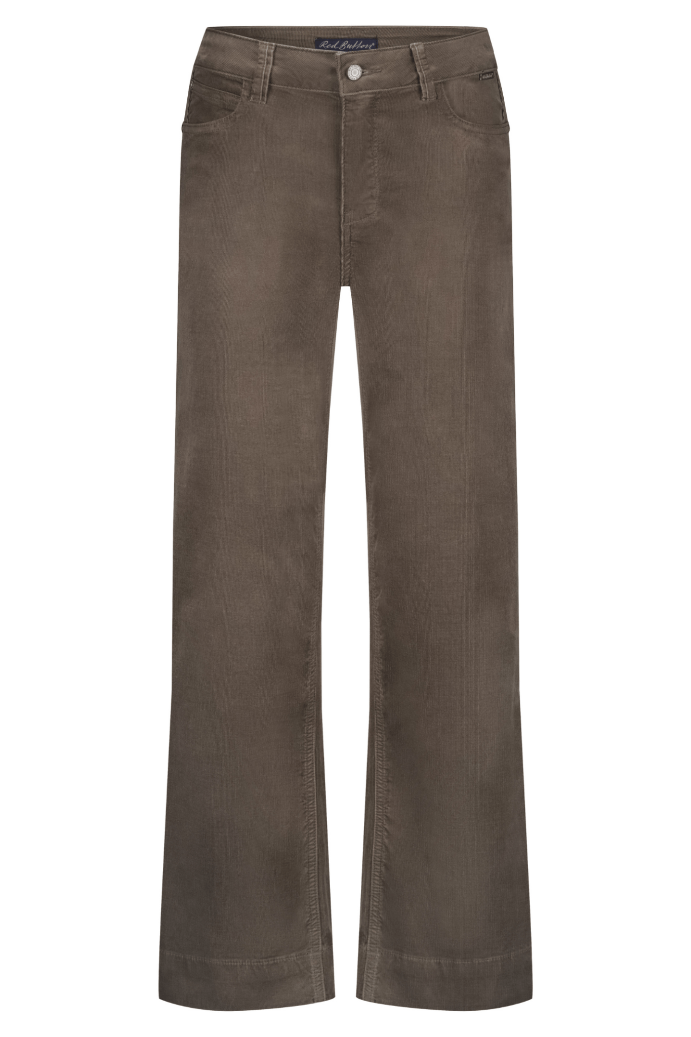 Red Button SRB4653A Conny Shiny Cord Inseam L31 Warm Taupe - Dotique - Red Button