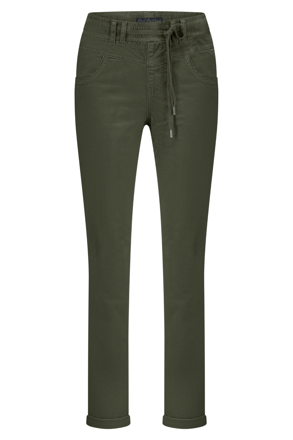 Red Button SRB4655 Tessy Velvet Trousers - Khaki - Dotique - Red Button
