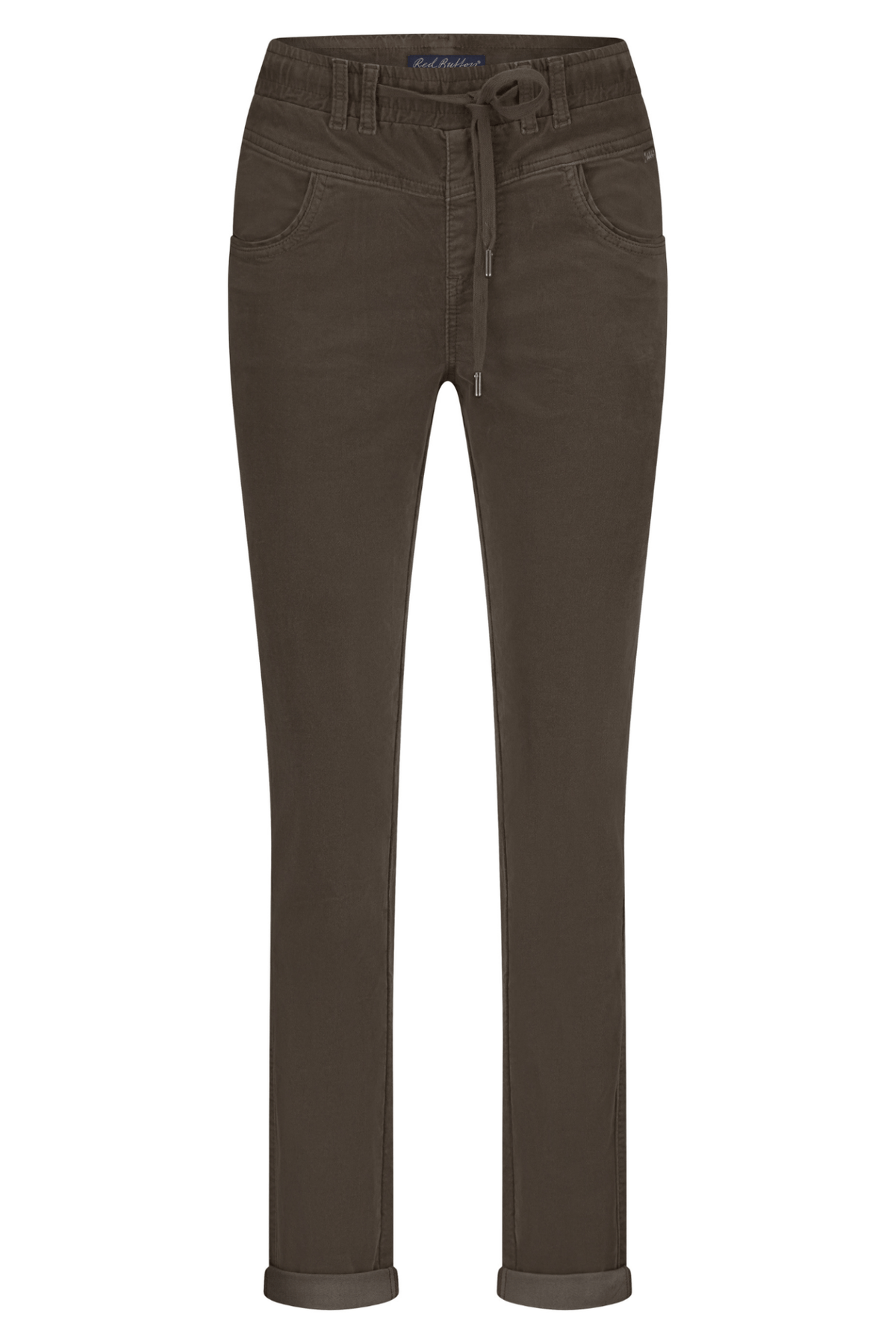 Red Button SRB4655 Tessy Velvet Trousers - Mud - Dotique - Red Button