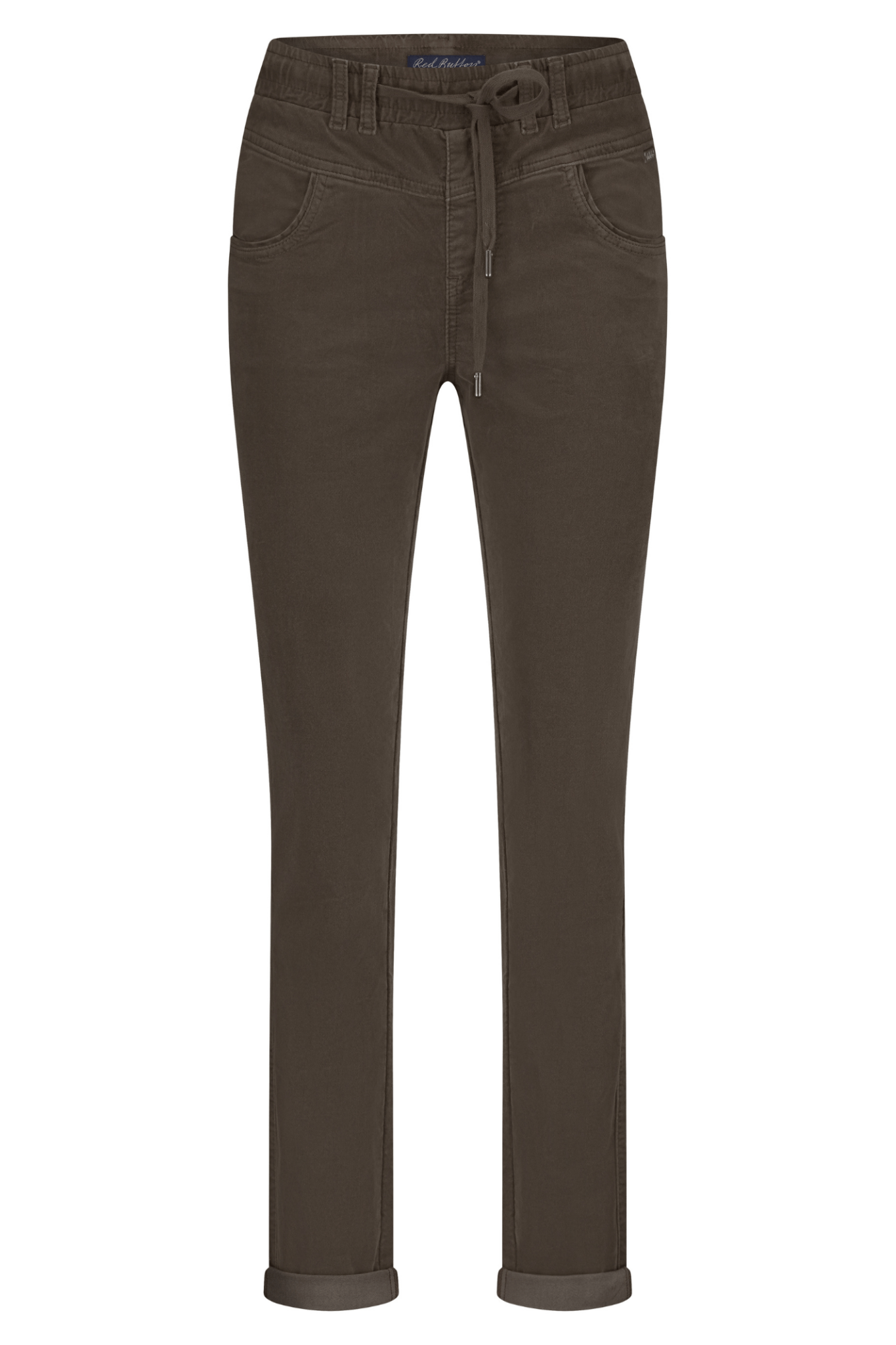 Red Button SRB4655 Tessy Velvet Trousers - Mud - Dotique - Red Button