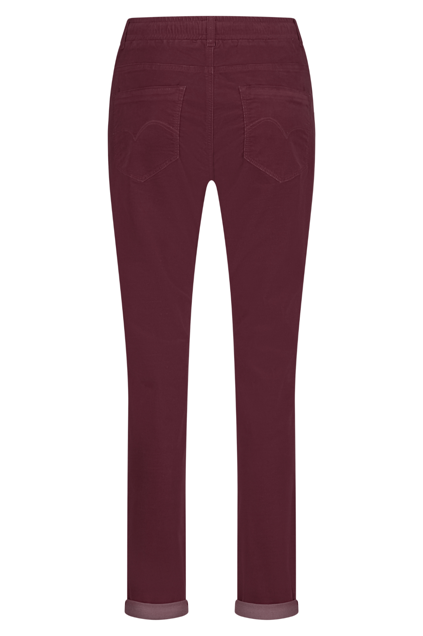 Red Button SRB4655 Tessy Velvet Trousers - Ruby - Dotique - Red Button