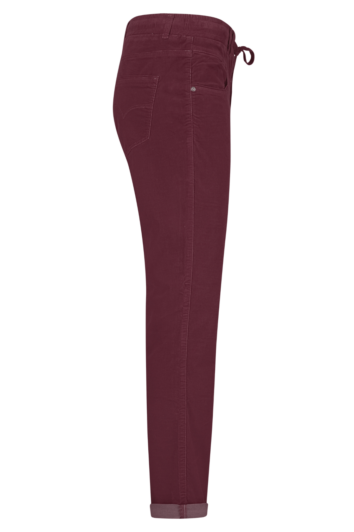 Red Button SRB4655 Tessy Velvet Trousers - Ruby - Dotique - Red Button