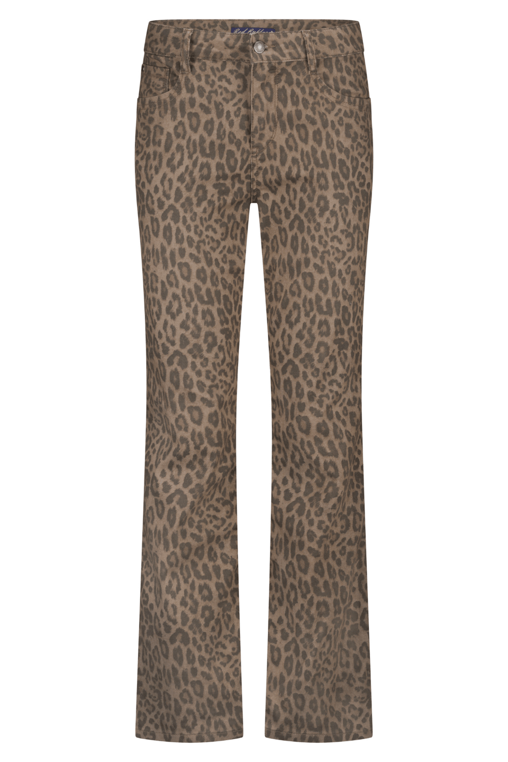 Red Button SRB4716 Kim Leopard Jeans L30 Mid Brown - Dotique - Red Button