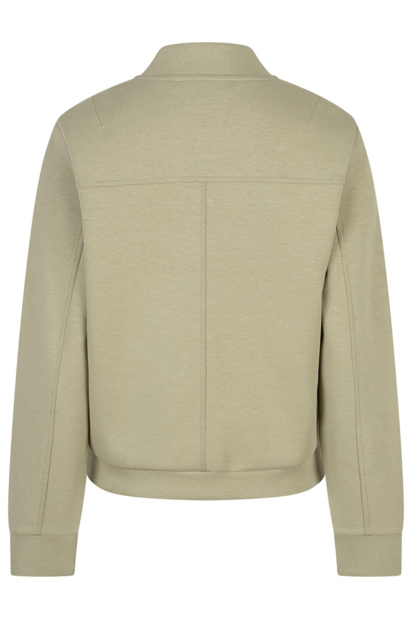 Red Button SRB4799 Bomber Jacket Scuba Summer Sage back view soft green style Shop Red Button at Dotique