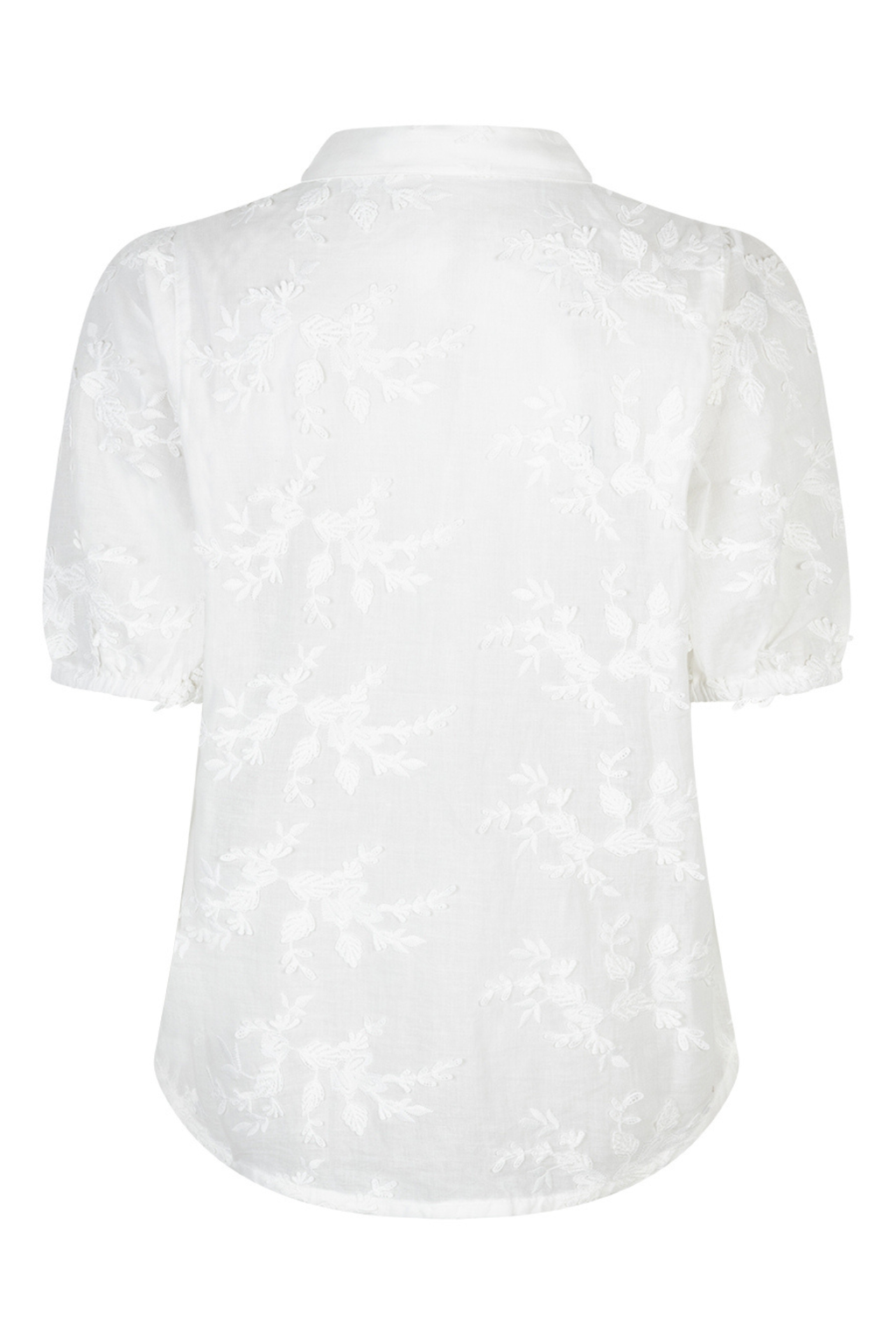Back view of Red Button SRB4826 Victoria 3D Flower White blouse by Red Button shop, shop Red Button at Dotique