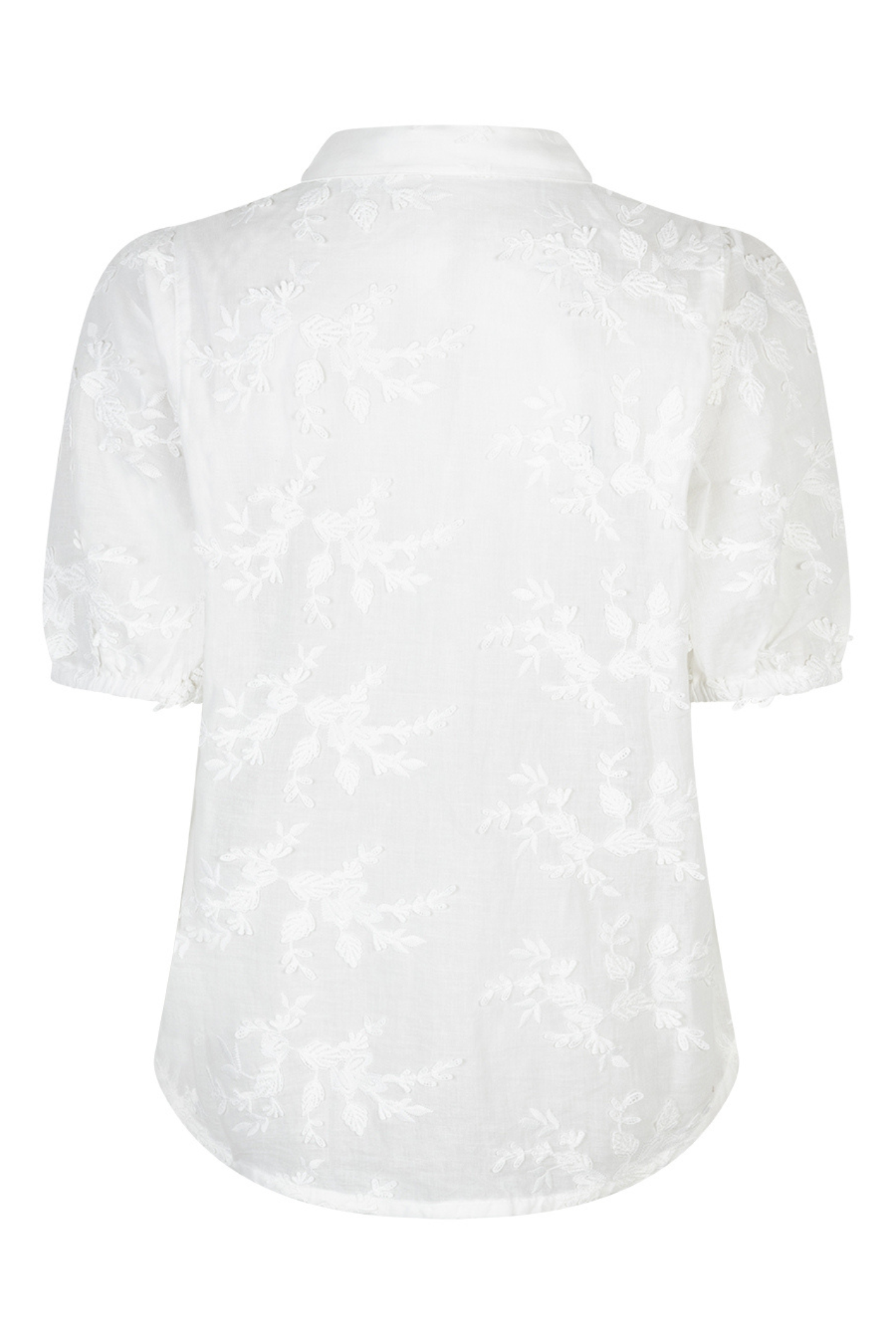 Back view of Red Button SRB4826 Victoria 3D Flower White blouse by Red Button shop, shop Red Button at Dotique