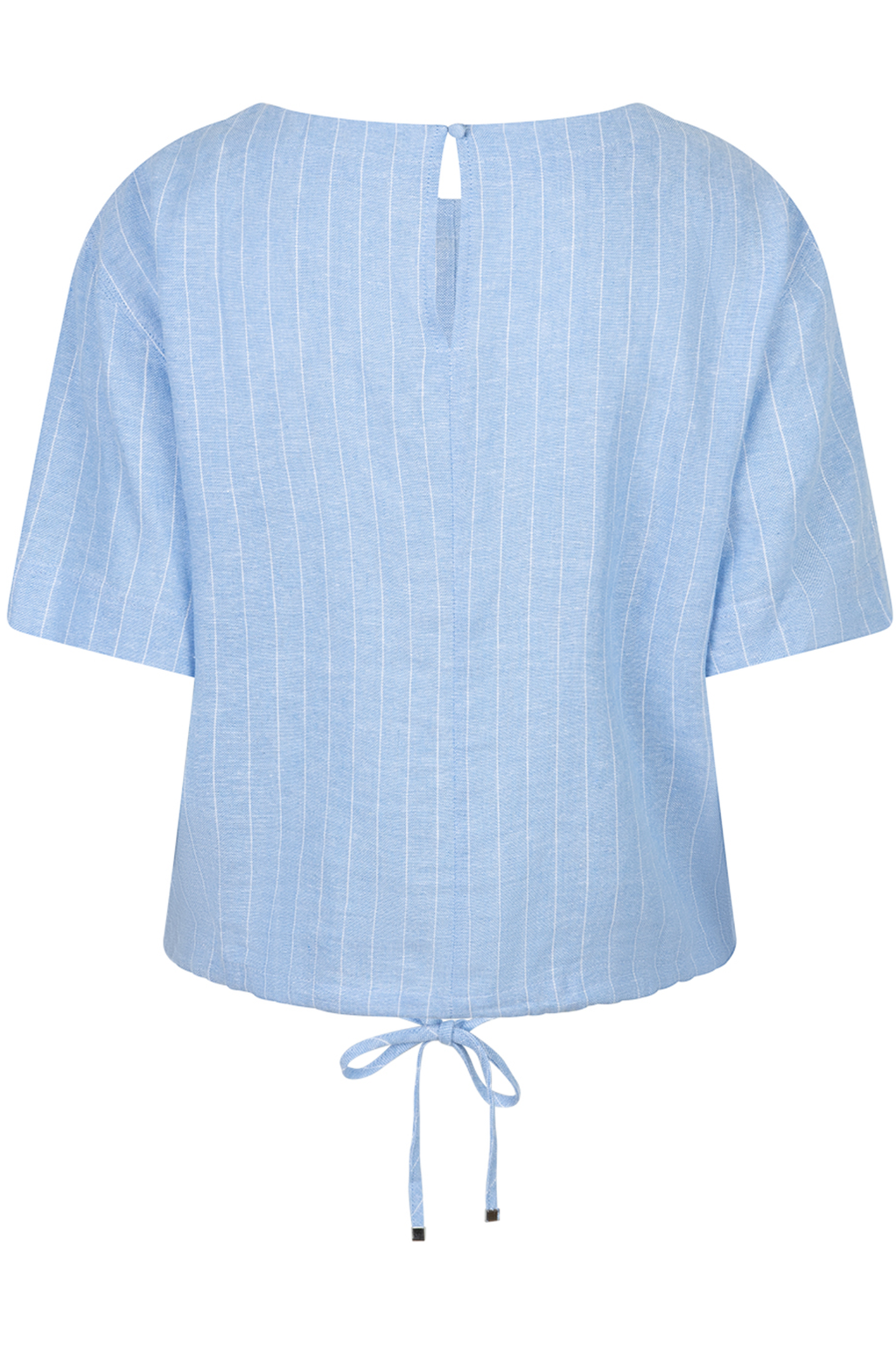 Red Button SRB4863 Skyler Linen/Visc Pinstripe Light Blue Top by Red Button Shop at Dotique for stylish summer wear