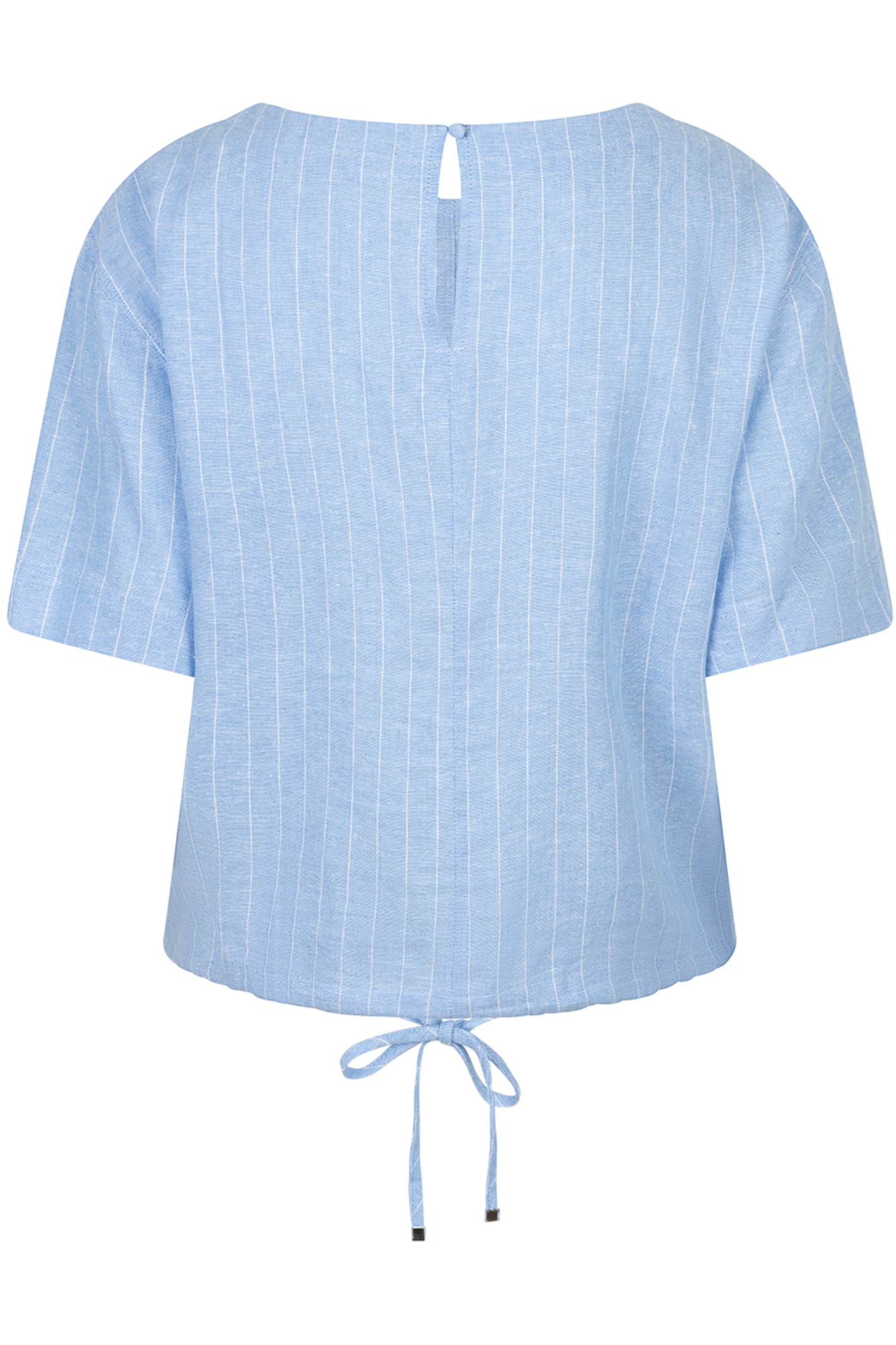 Red Button SRB4863 Skyler Linen/Visc Pinstripe Light Blue Top by Red Button Shop at Dotique for stylish summer wear