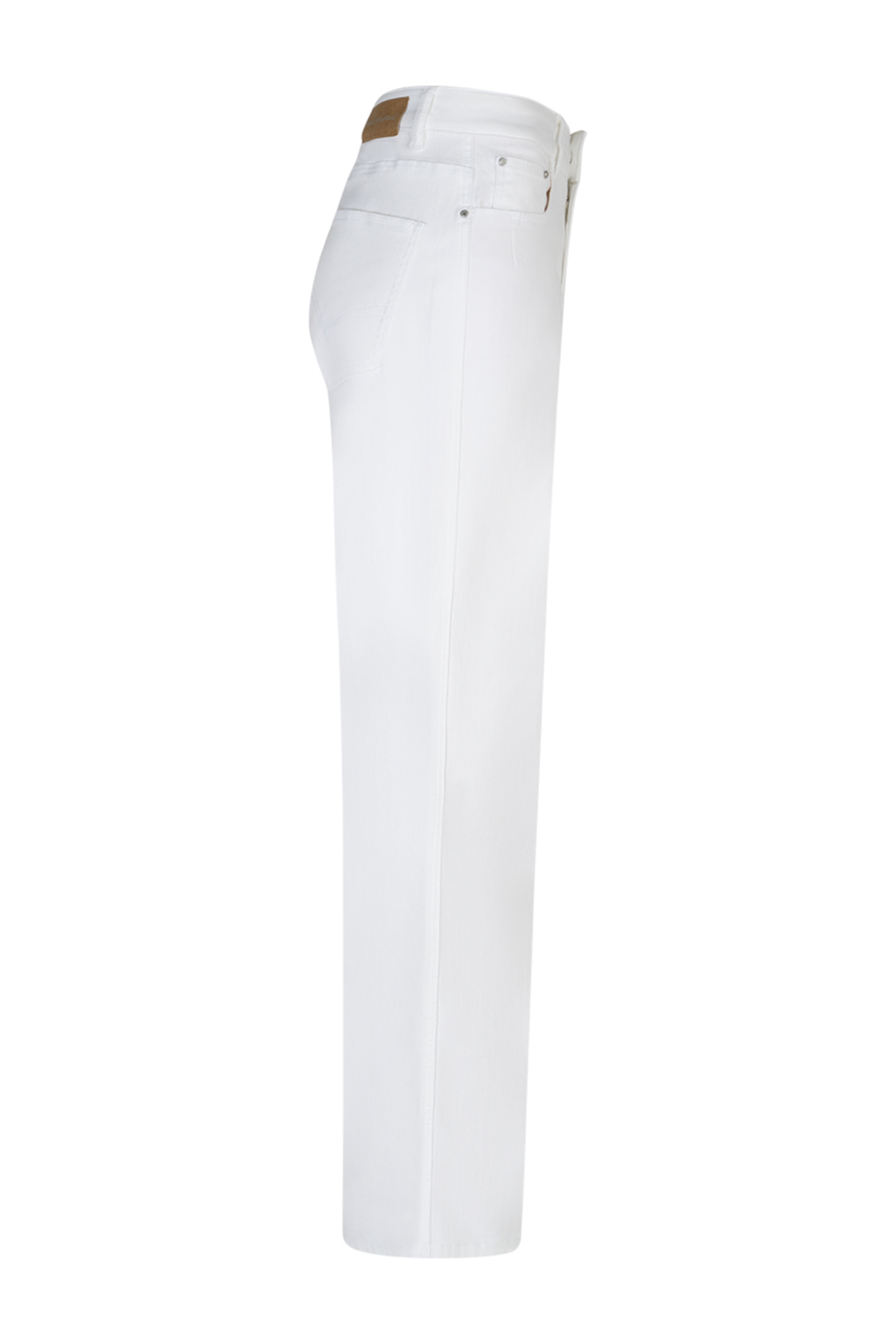 Side profile of Red Button SRB4899 Colette 5pocket White Jeans L31 by Red Button, shop Red Button at Dotique