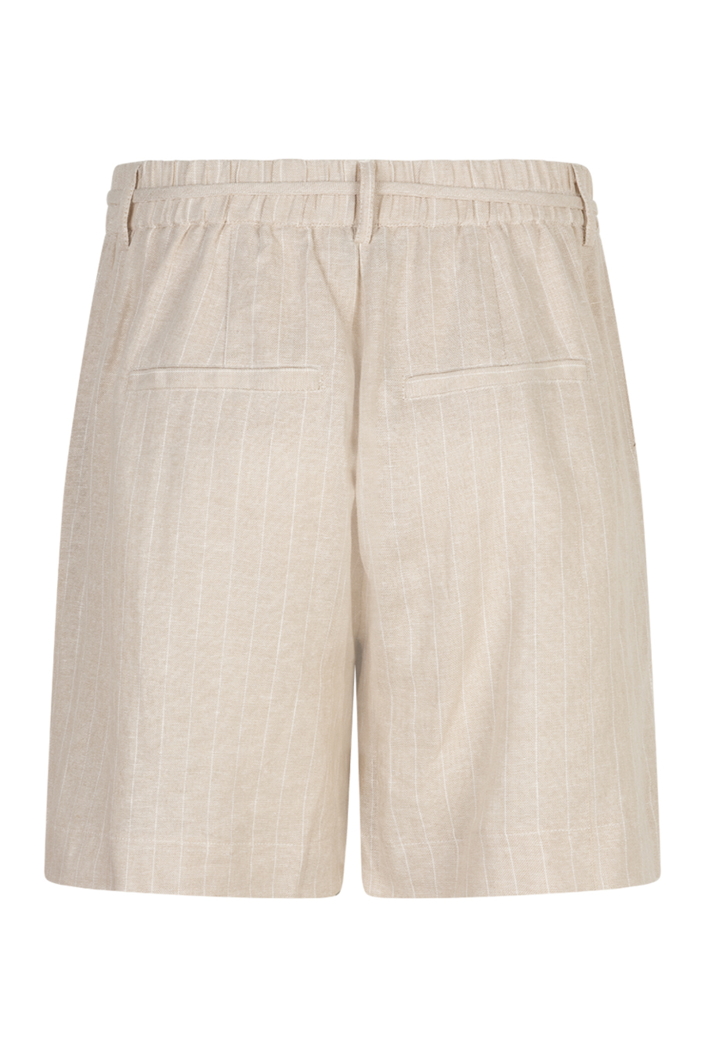 Back view of Red Button SRB4914 Cami Short Linen/Visco Pebble Pinstripe by Red Button, shop Red Button at Dotique