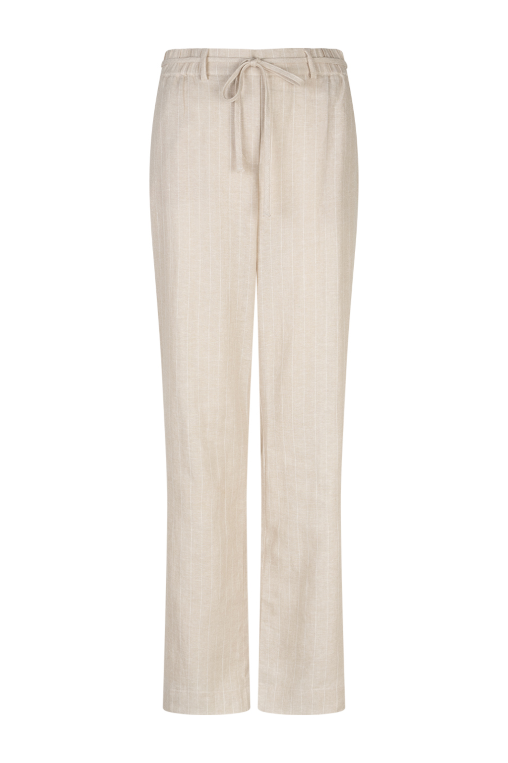 Red Button SRB4915A Claudette Linen/Visco Pinstripe L31 Pebble trousers by Red Button Shop the Red Button collection at Dotique