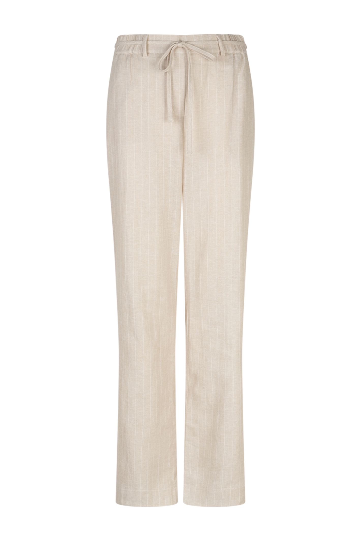 Red Button SRB4915A Claudette Linen/Visco Pinstripe L31 Pebble trousers by Red Button Shop the Red Button collection at Dotique