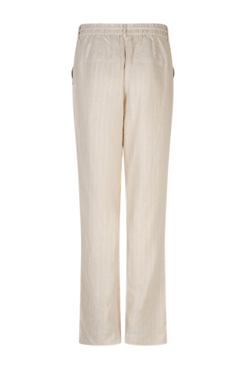 Red Button SRB4915A Claudette Linen/Visco Pinstripe L31 Pebble trousers by Red Button, shop at Dotique.