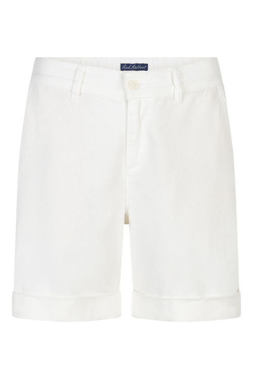 Front view of Red Button SRB4920 Camille Linen Shorts Off White by Red Button shop Dotique for elegant summer wear