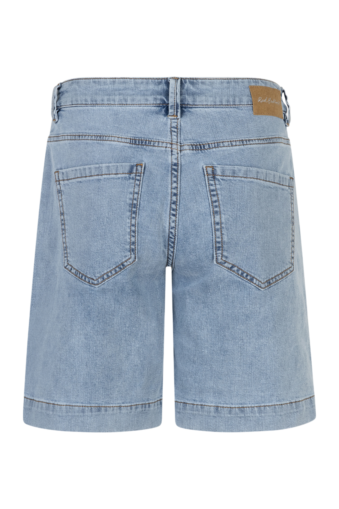 Red Button SRB4936 Bibette Short & Buttons Denim Bleach by Red Button, shop Red Button at Dotique for stylish denim shorts.