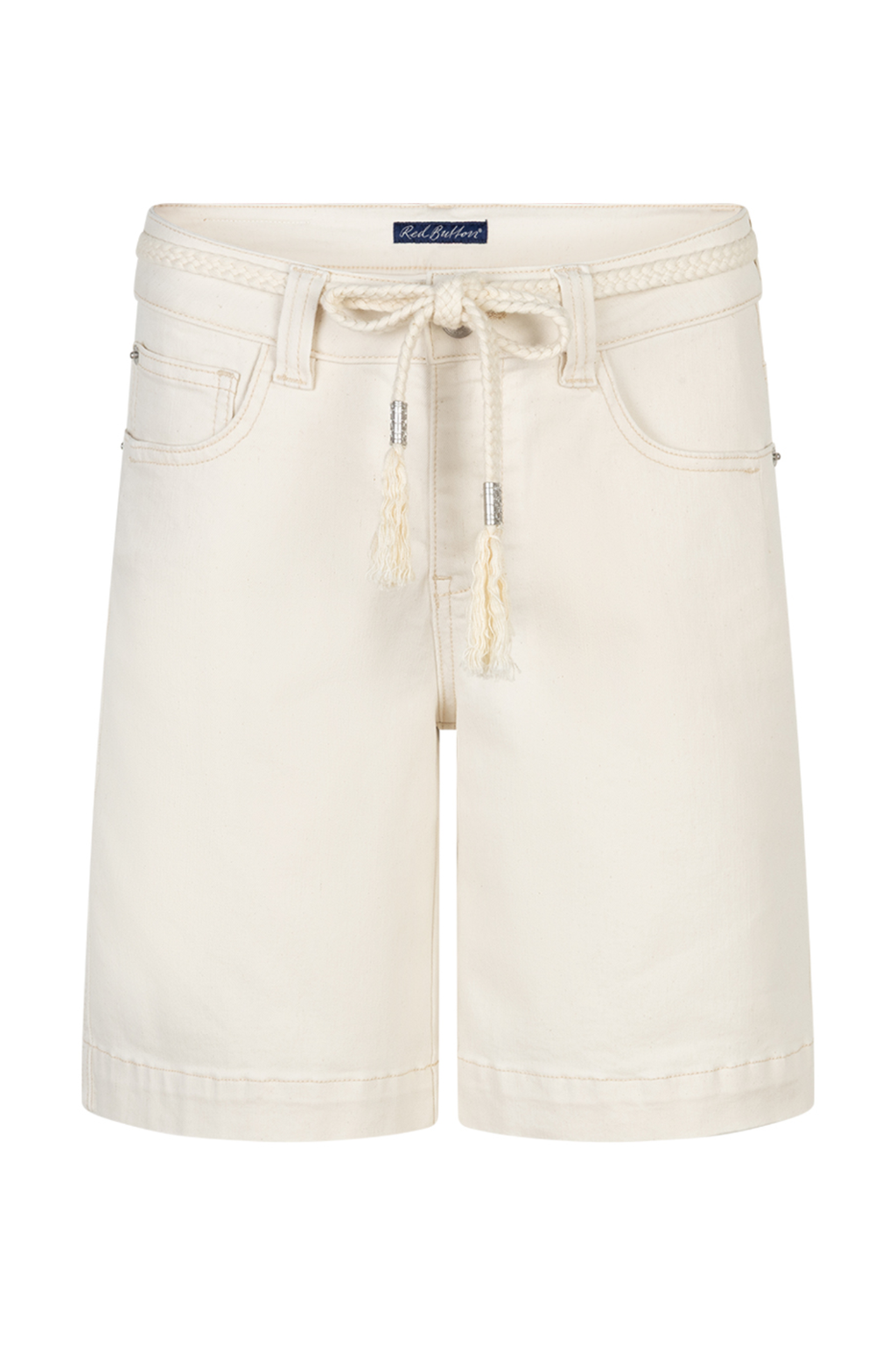 Red Button SRB4946 Colette Short & Belt Ecru by Red Button, shop the Red Button collection at Dotique.