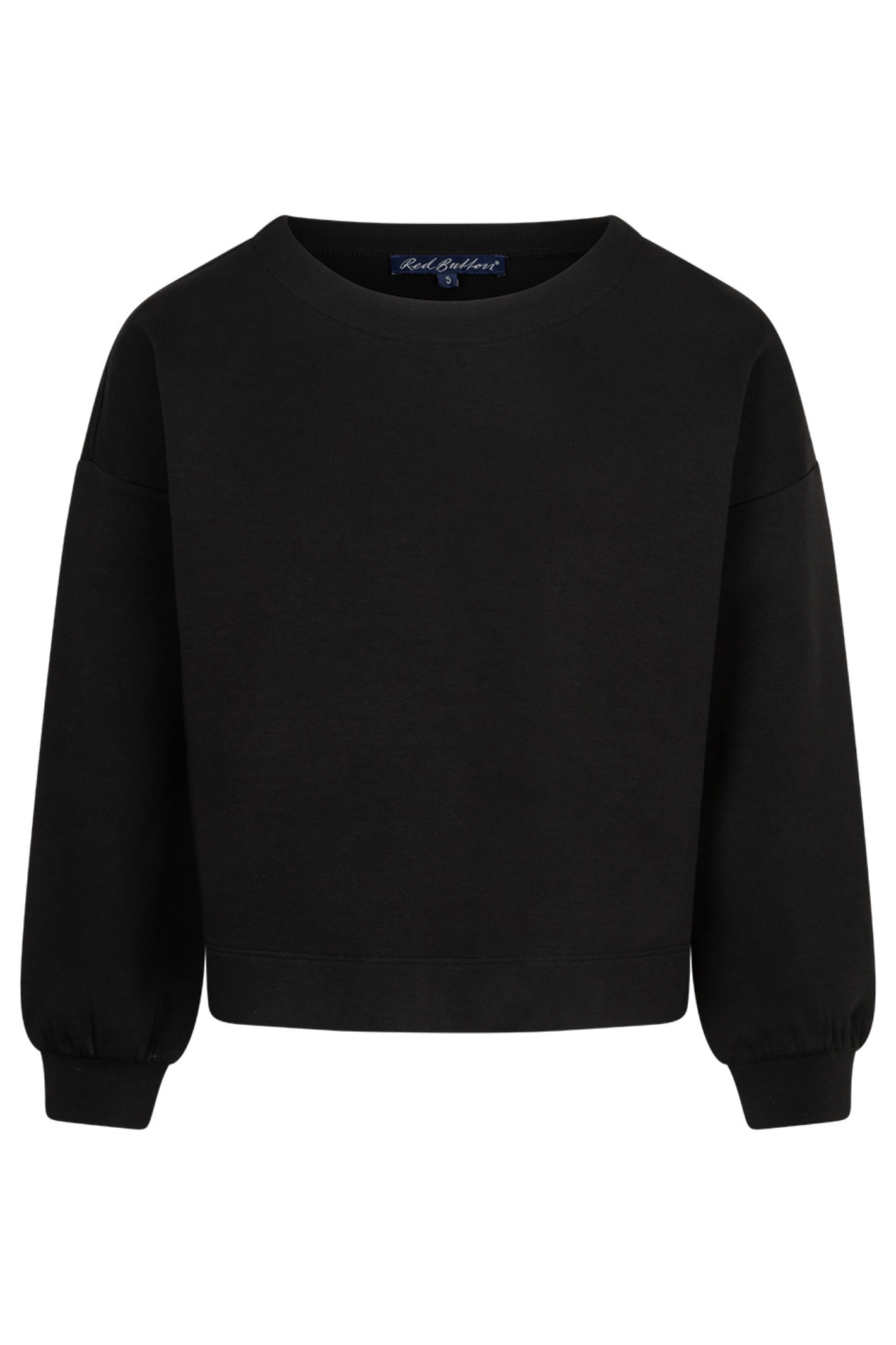 Red Button SRB4998 Skyler Top Long Sleeves Scuba Black