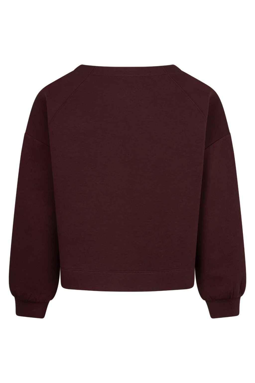 Red Button SRB4998 Skyler Top Long Sleeves Scuba Burgundy
