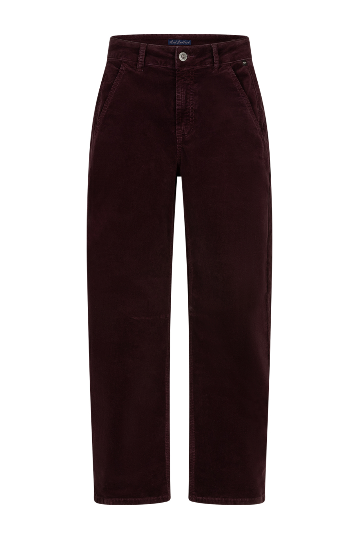 Red Button SRB5021 Caitlina 19w Fine Cord Trousers L30 Burgundy
