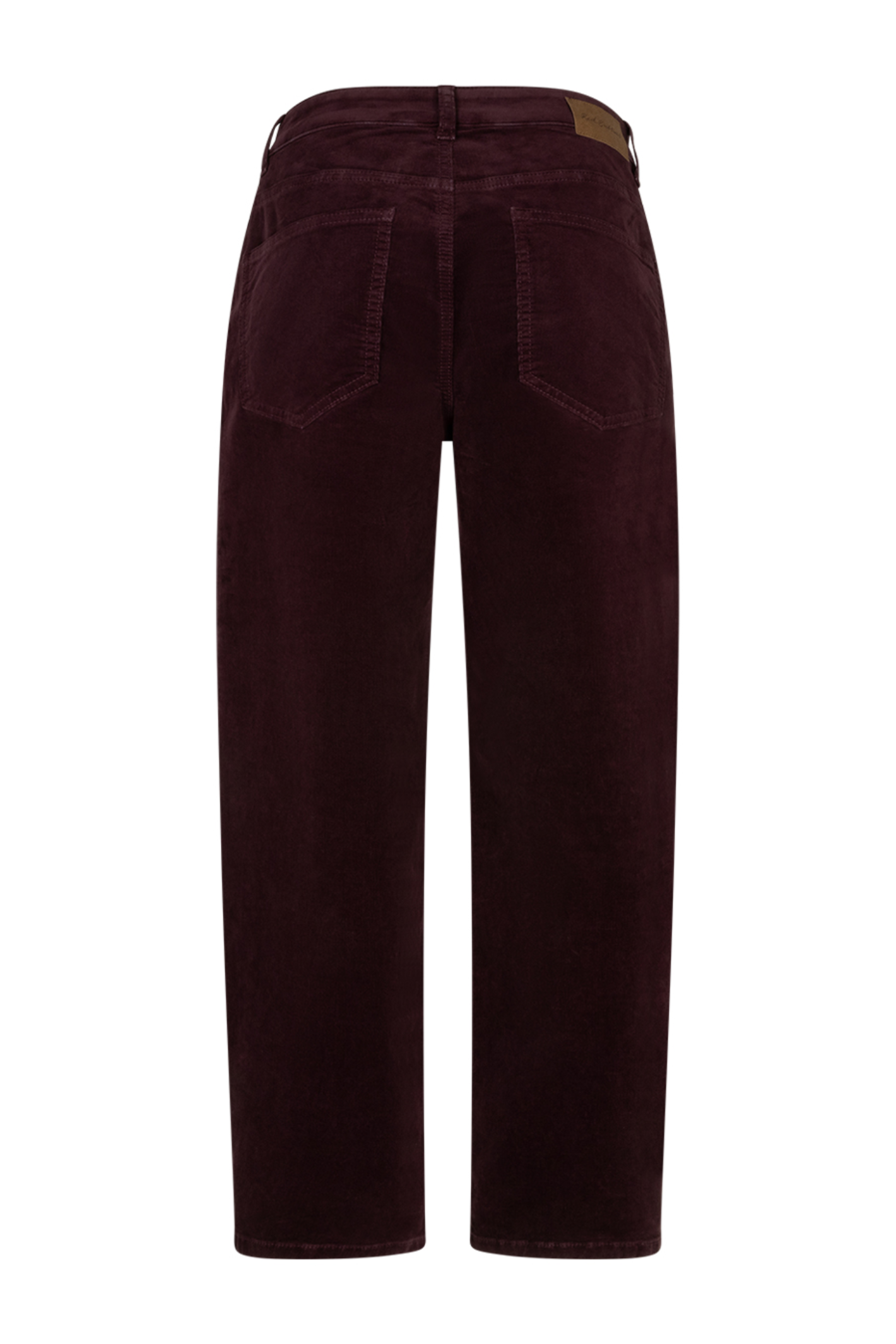 Red Button SRB5021 Caitlina 19w Fine Cord Trousers L30 Burgundy