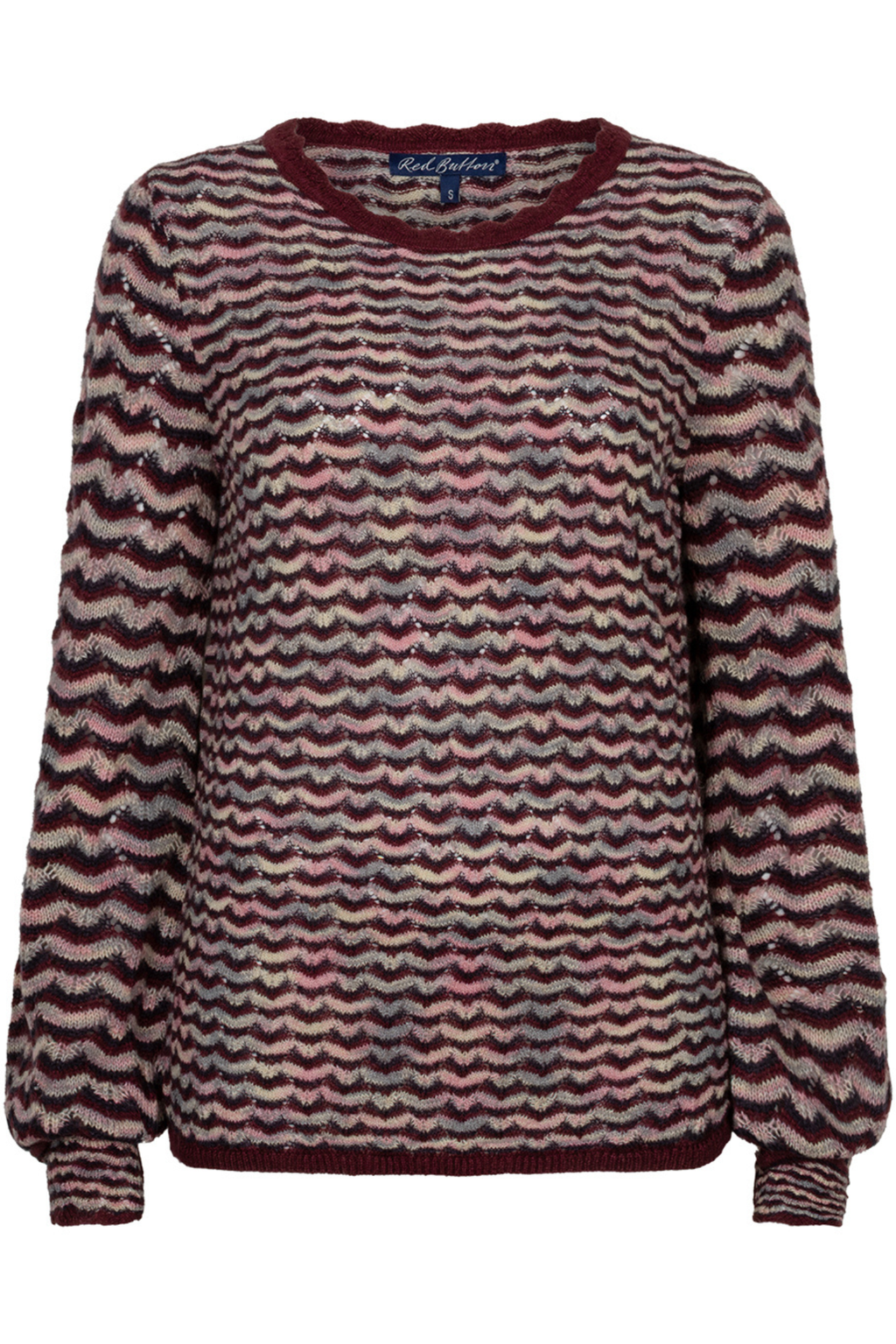 Red Button SRB5035 Fanny Boho Jumper Dark Berry