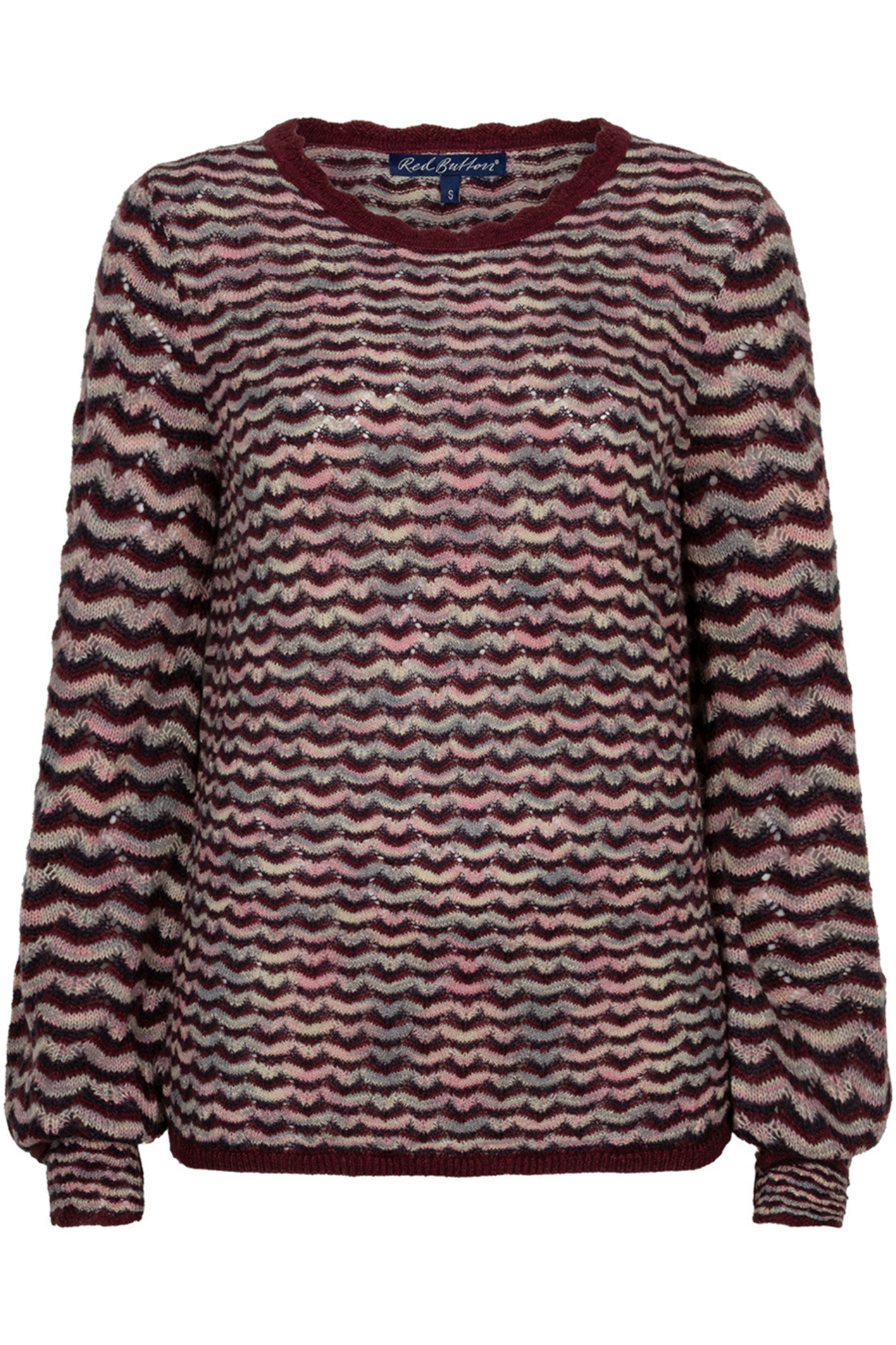 Red Button SRB5035 Fanny Boho Jumper Dark Berry