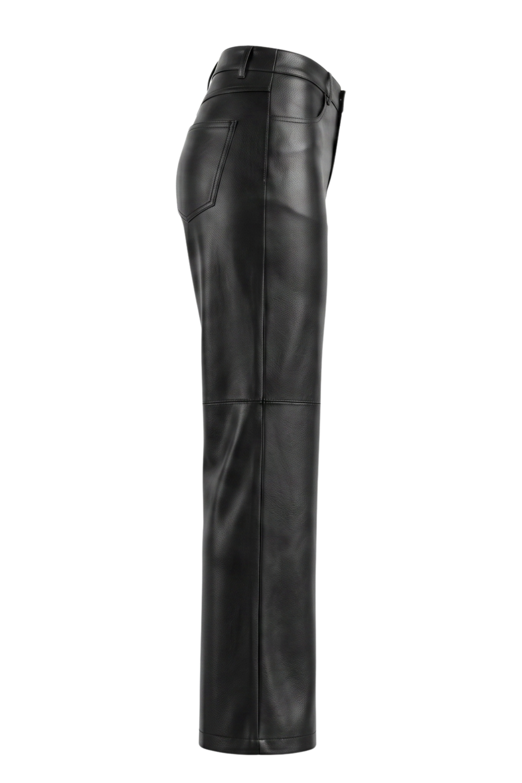 Red Button SRB5077 Colette Faux Leather Trousers L33 Black