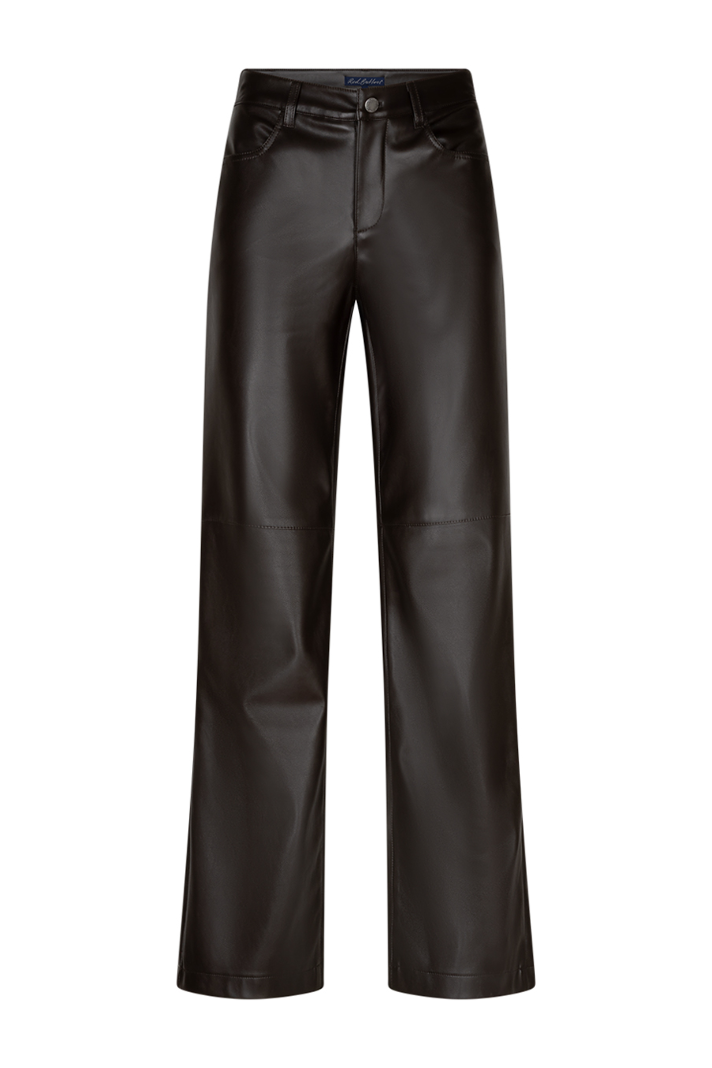 Red Button SRB5077A Colette Faux Leather Trousers L31 Espresso