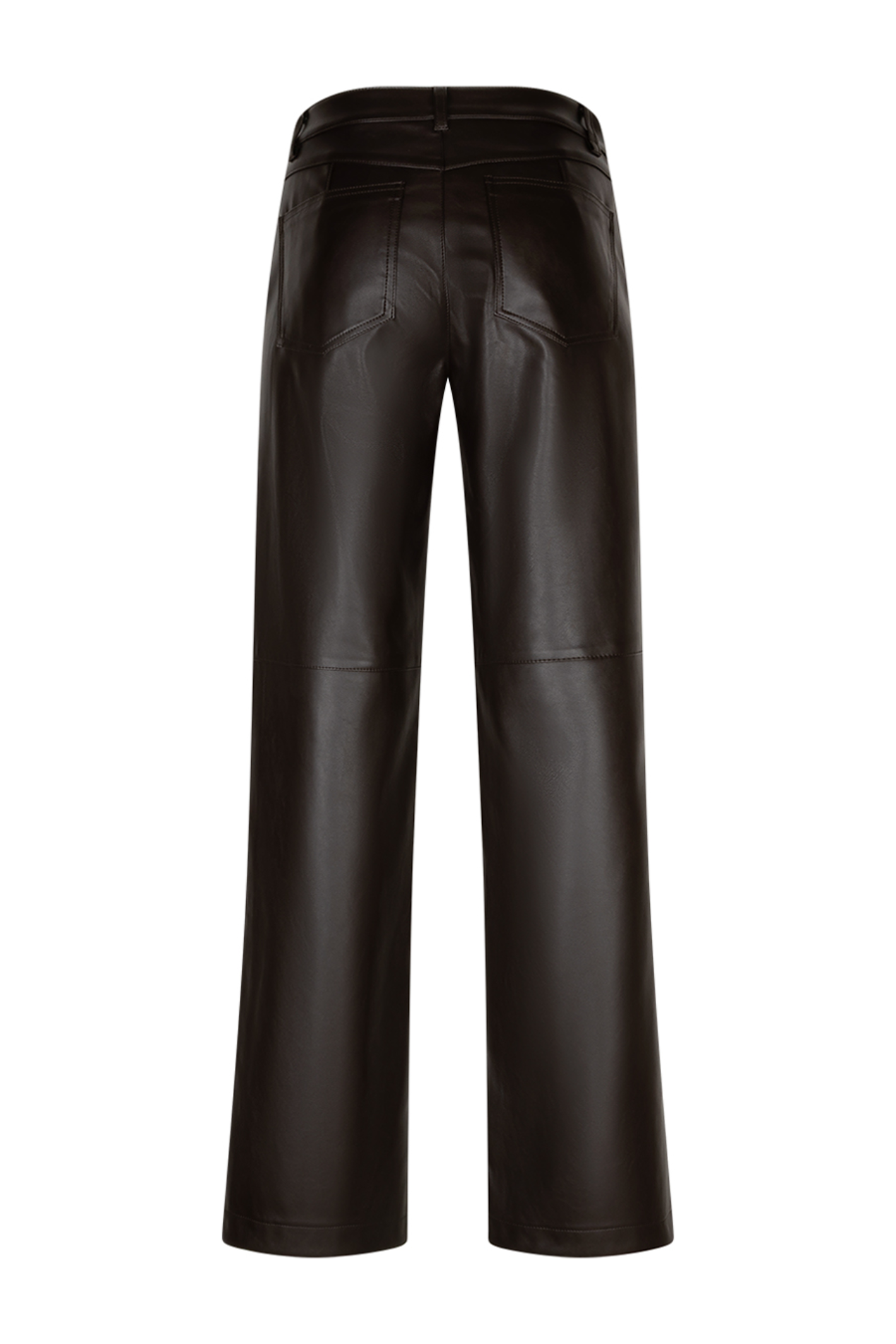 Red Button SRB5077A Colette Faux Leather Trousers L31 Espresso