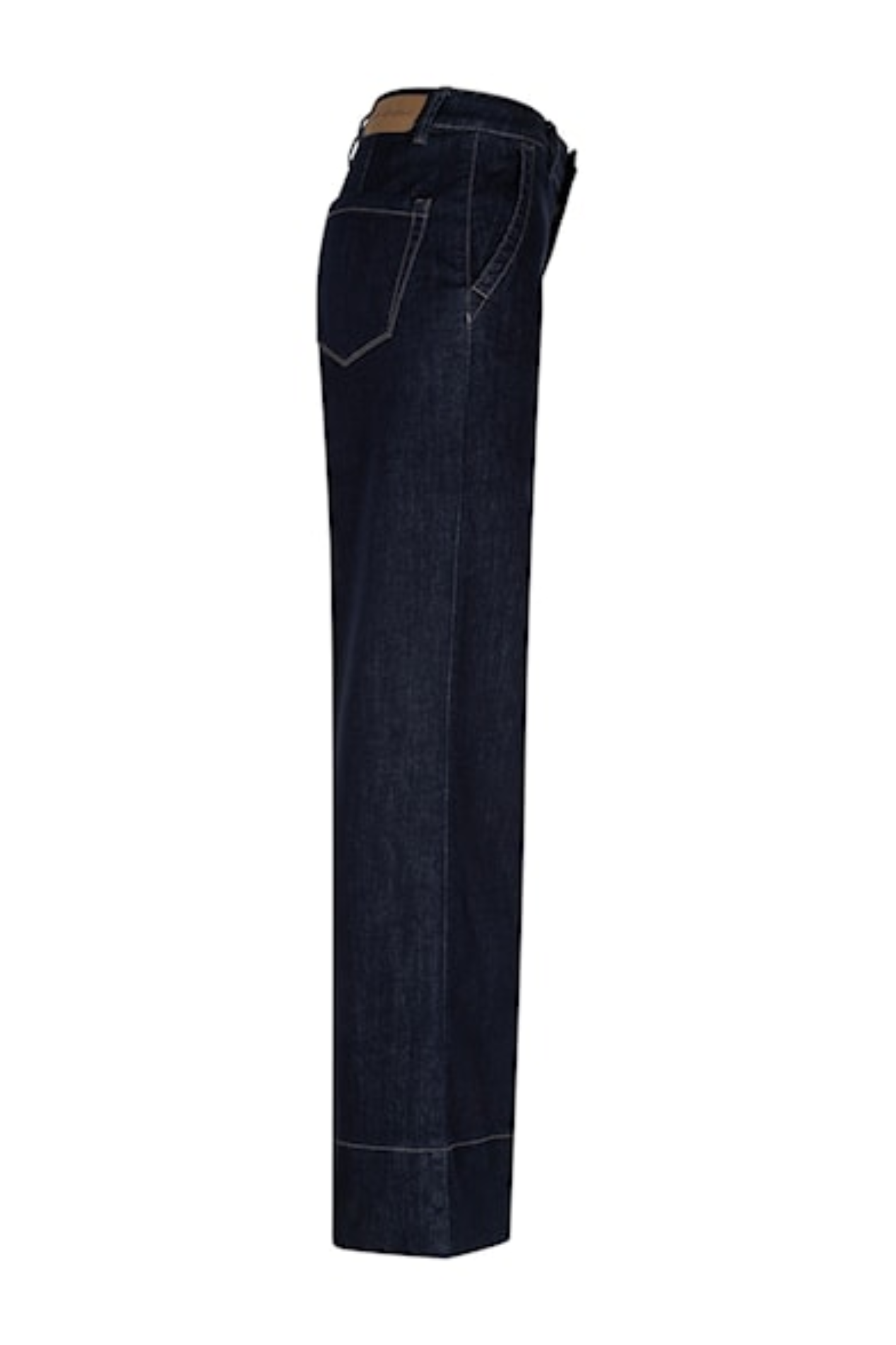 Red Button SRB5093 Conny Forever Blue Jeans L30 by Red Button side view dark wash denim Shop Red Button at Dotique