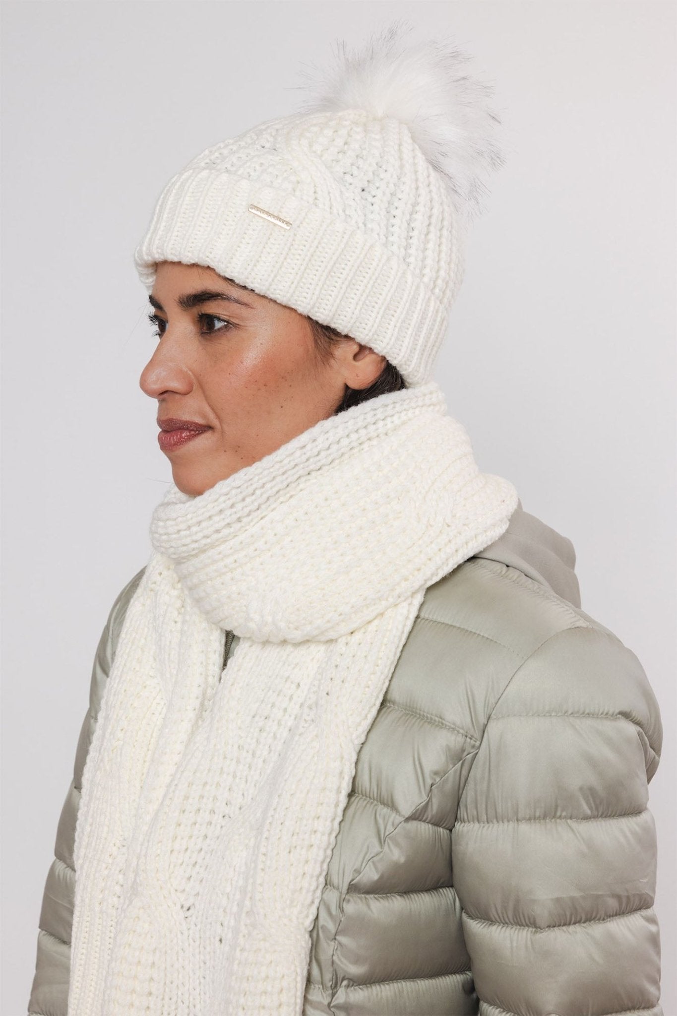 Rino & Pelle Aaf 7002412 Beanie Hat Snow White - Dotique