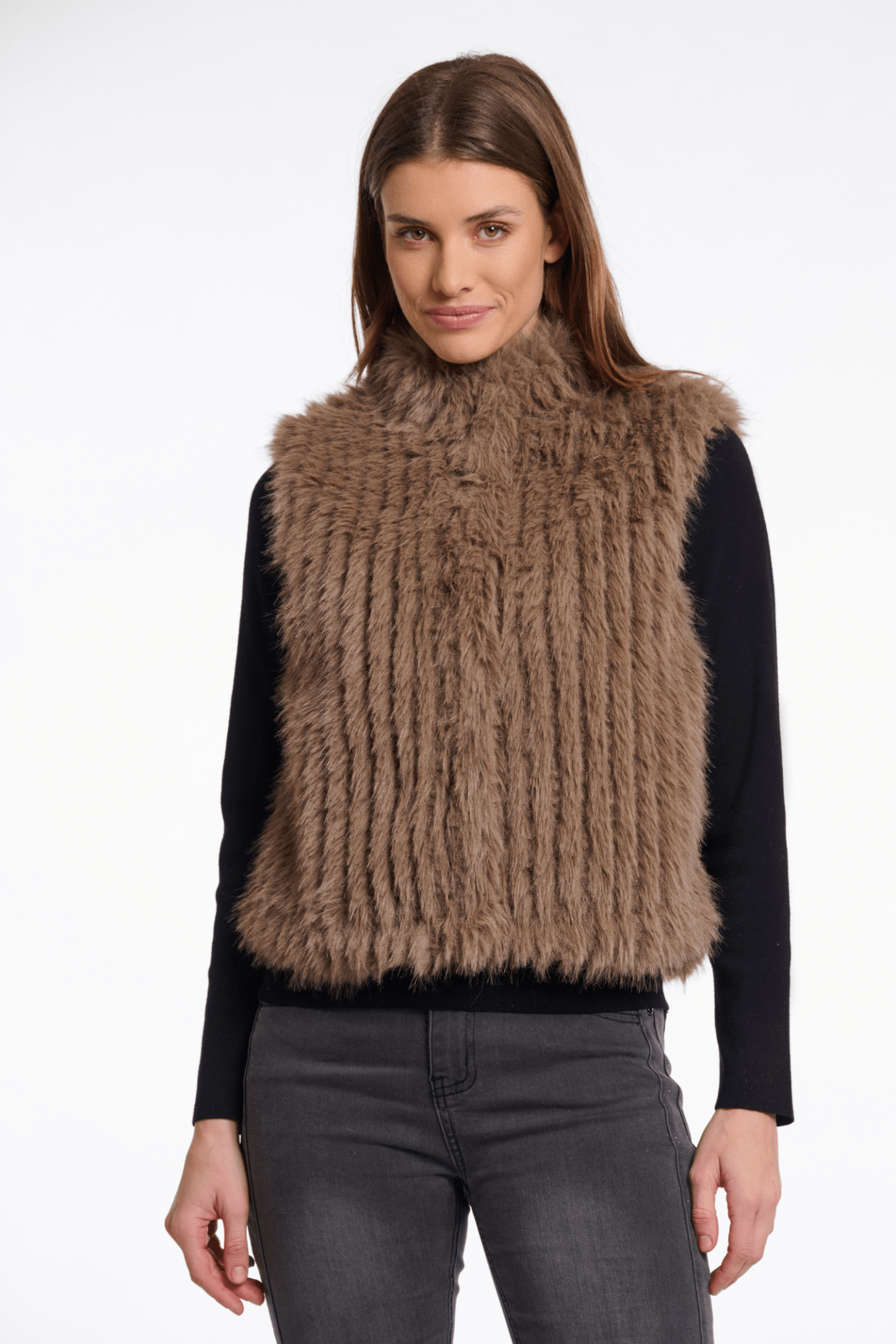 Rino & Pelle Dava 7002511 Gilet With Closure Toffee