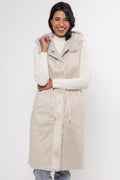 Rino & Pelle Ginny 7002411 Hooded Waistcoat Birch - Dotique